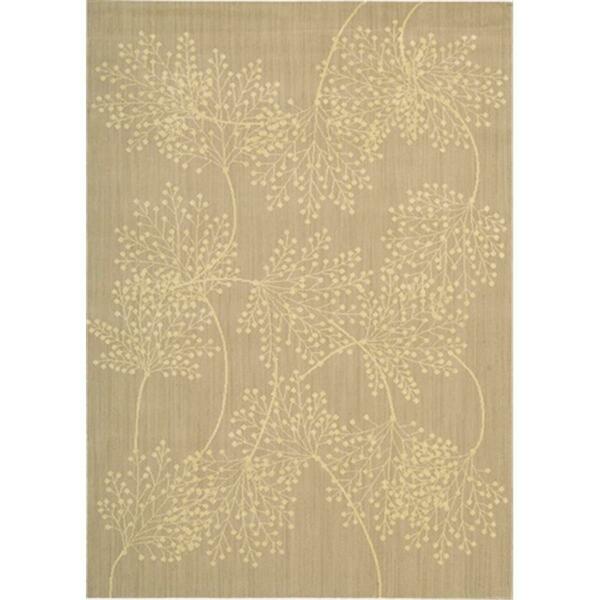 Nourison Capri Area Rug Collection Sand 5 Ft 3 In. X 7 Ft 5 In. Rectangle 99446019875